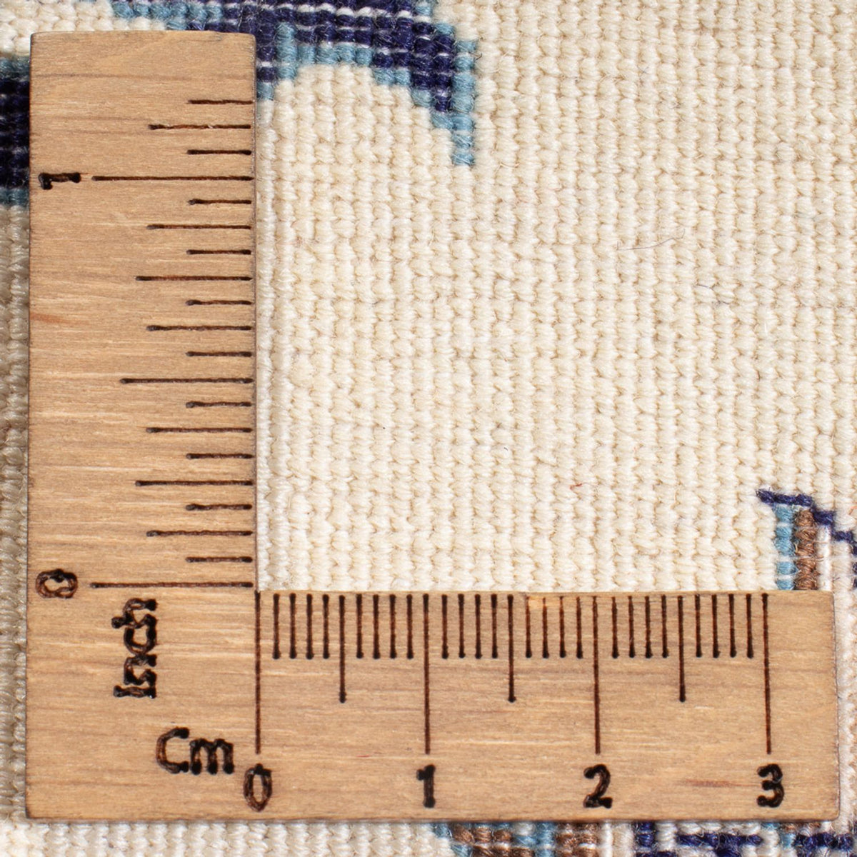 Dywan perski - Nain - Premium - 80 x 50 cm - kremowy