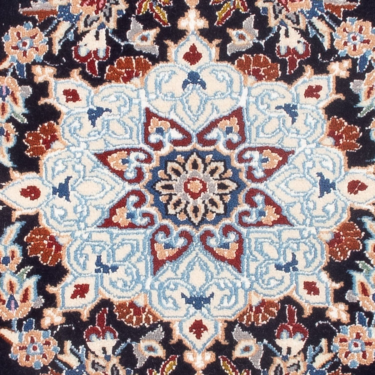 Dywan perski - Nain - Premium - 75 x 50 cm - jasnoniebieski