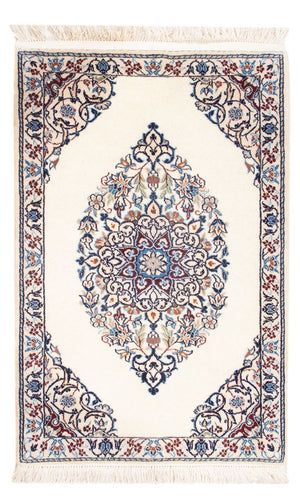 Dywan perski - Nain - Premium - 73 x 50 cm - kremowy