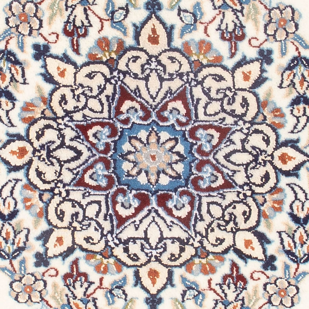 Dywan perski - Nain - Premium - 73 x 50 cm - kremowy