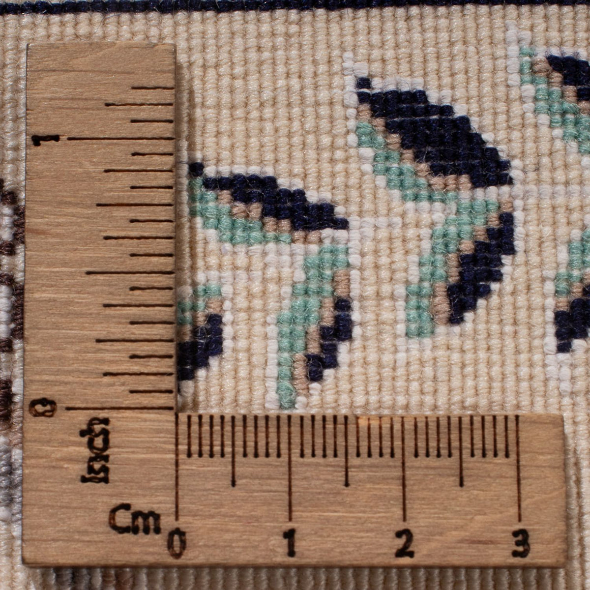 Dywan perski - Nain - Premium - 306 x 207 cm - ciemnoniebieski