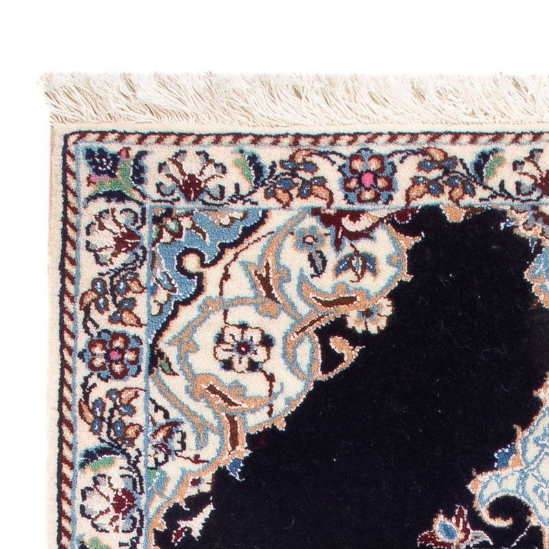 Dywan perski - Nain - Premium - 76 x 50 cm - ciemnoniebieski