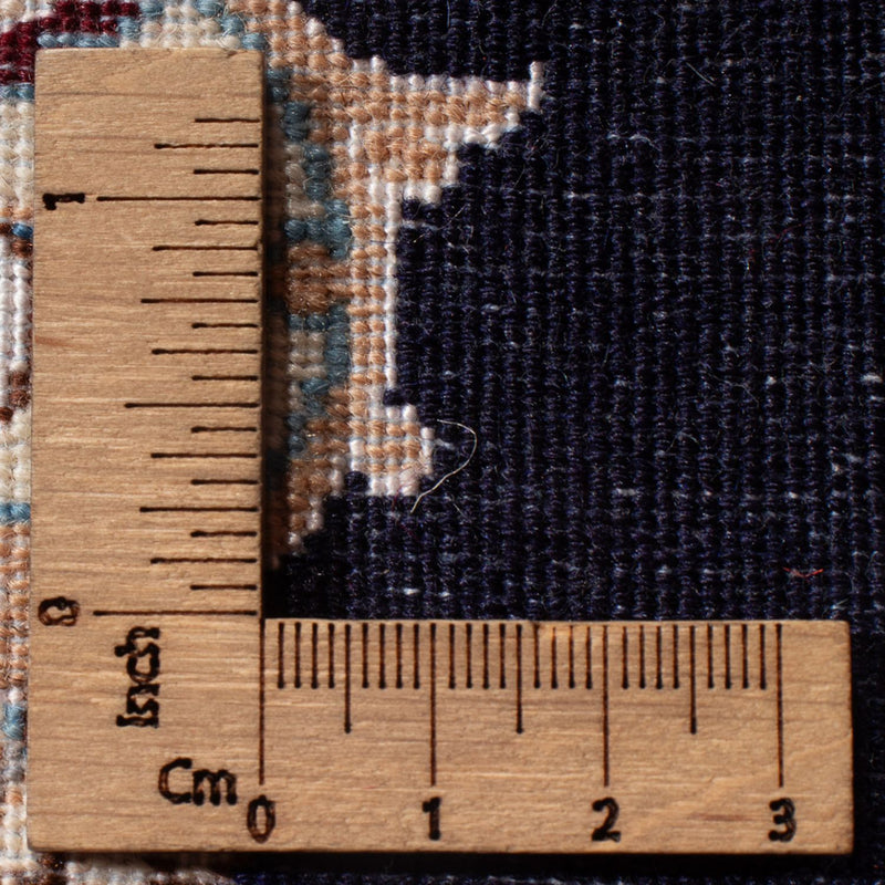 Dywan perski - Nain - Premium - 76 x 50 cm - ciemnoniebieski