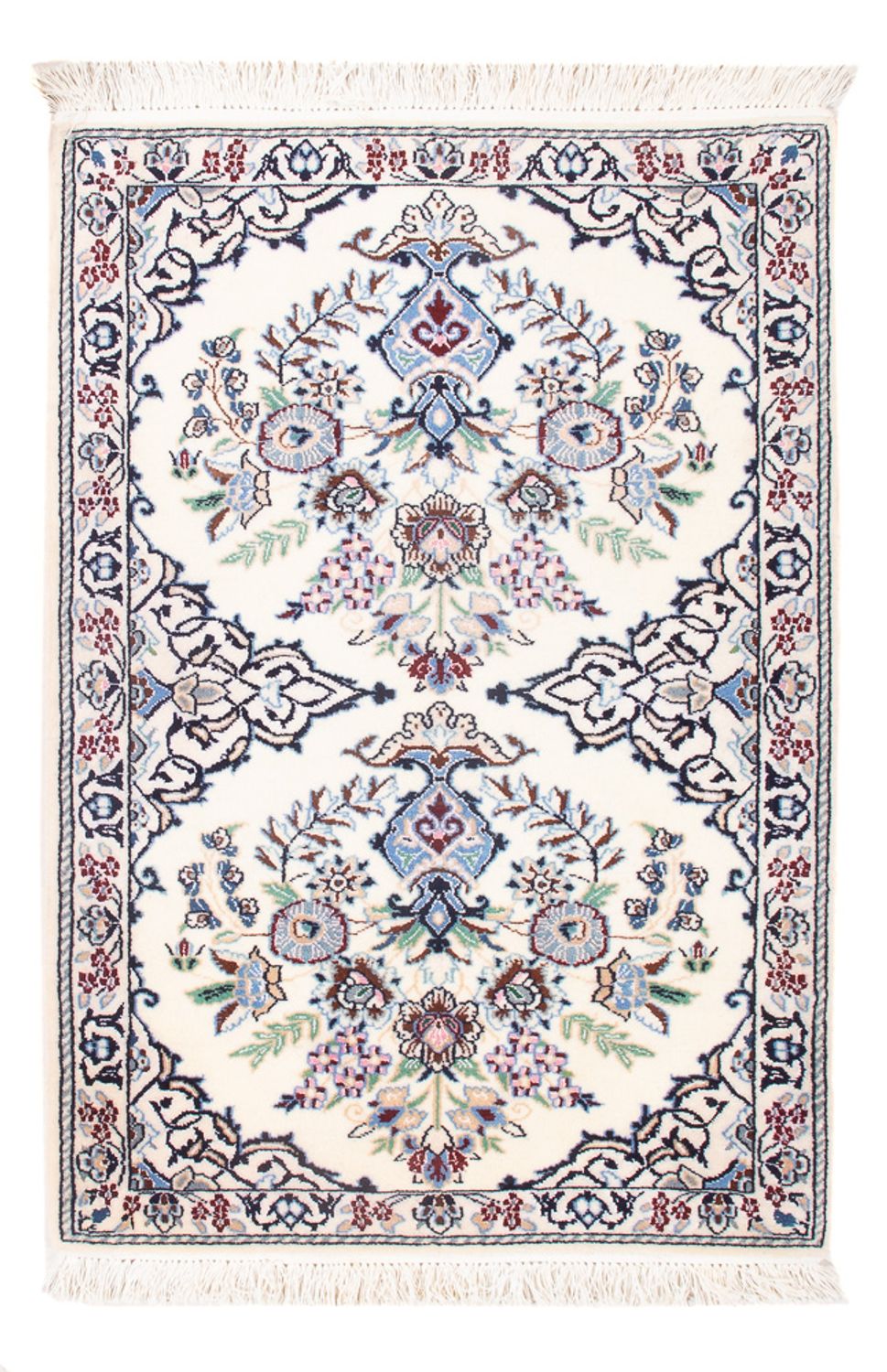 Dywan perski - Nain - Premium - 80 x 50 cm - kremowy