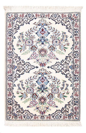 Dywan perski - Nain - Premium - 80 x 50 cm - kremowy