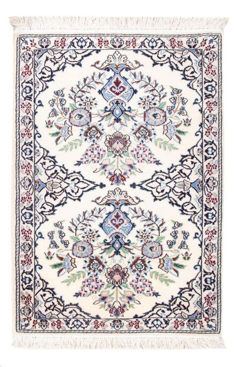 Dywan perski - Nain - Premium - 80 x 50 cm - kremowy