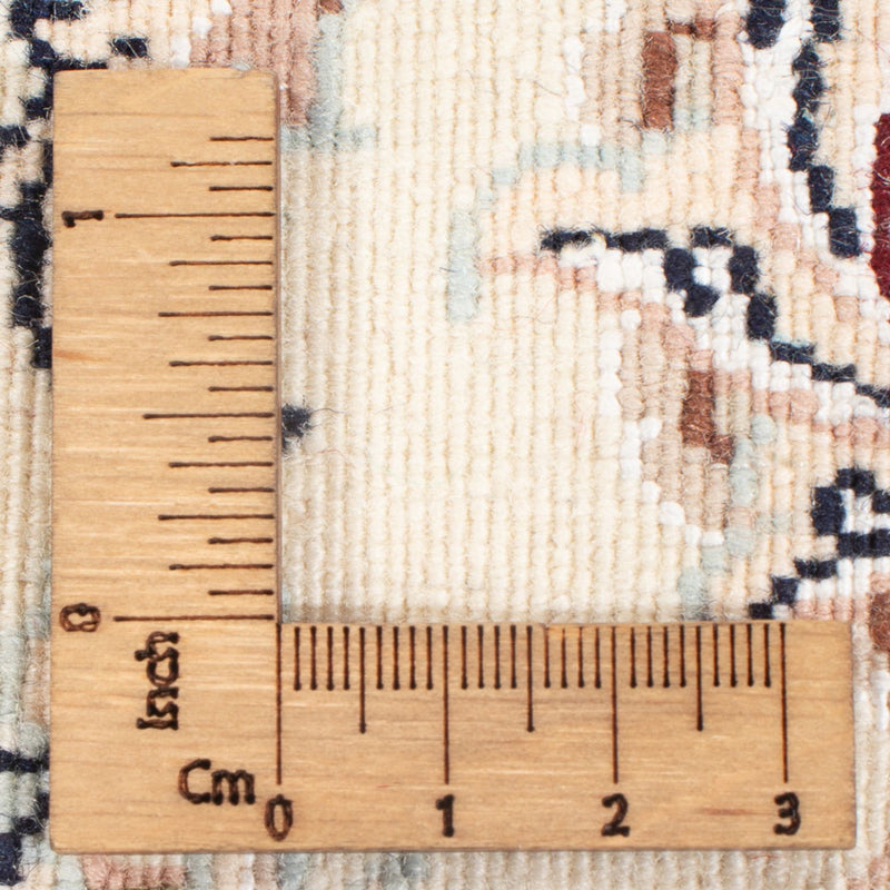 Dywan perski - Nain - Premium okrągły  - 105 x 104 cm - ciemnoniebieski