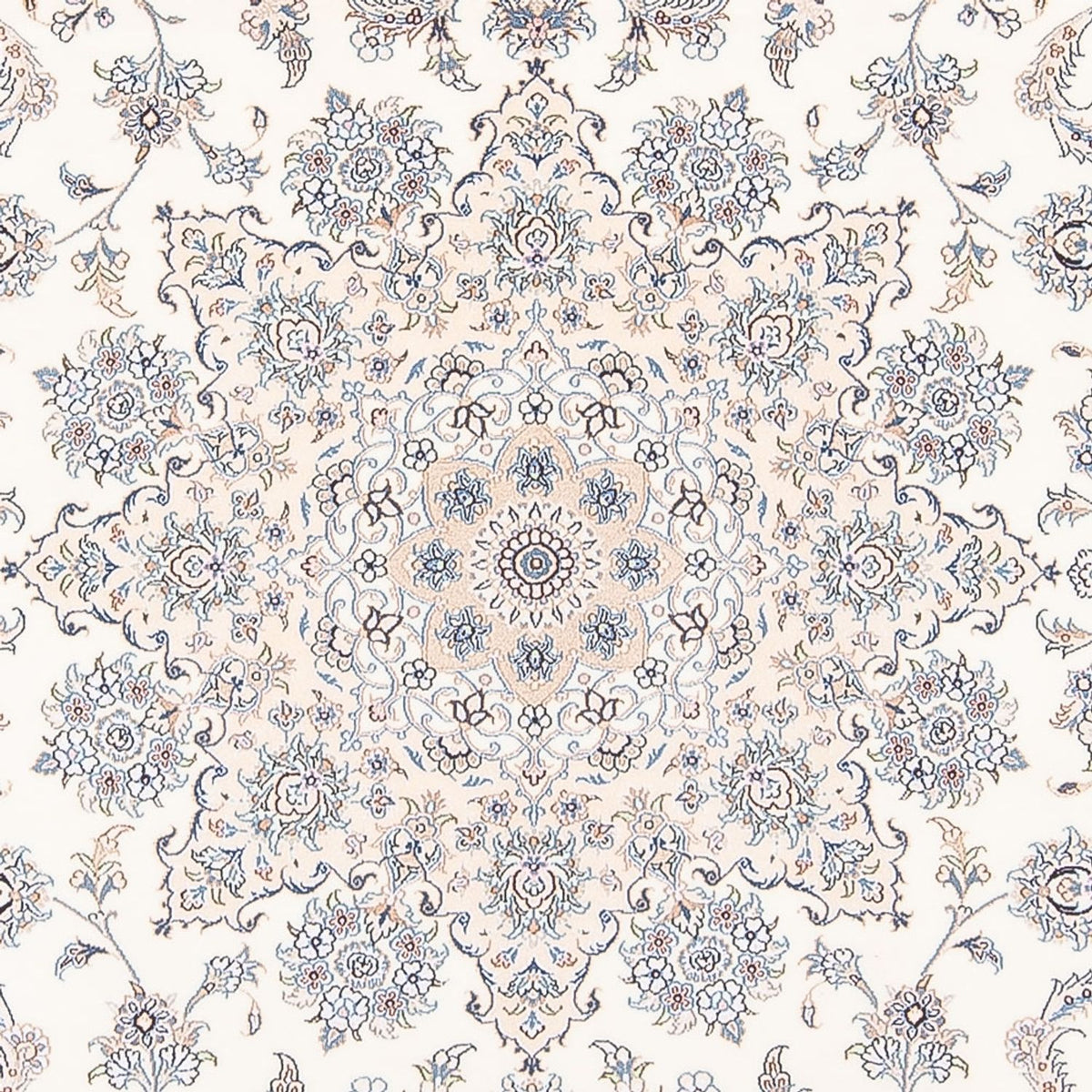 Dywan perski - Nain - Premium - 302 x 200 cm - kremowy