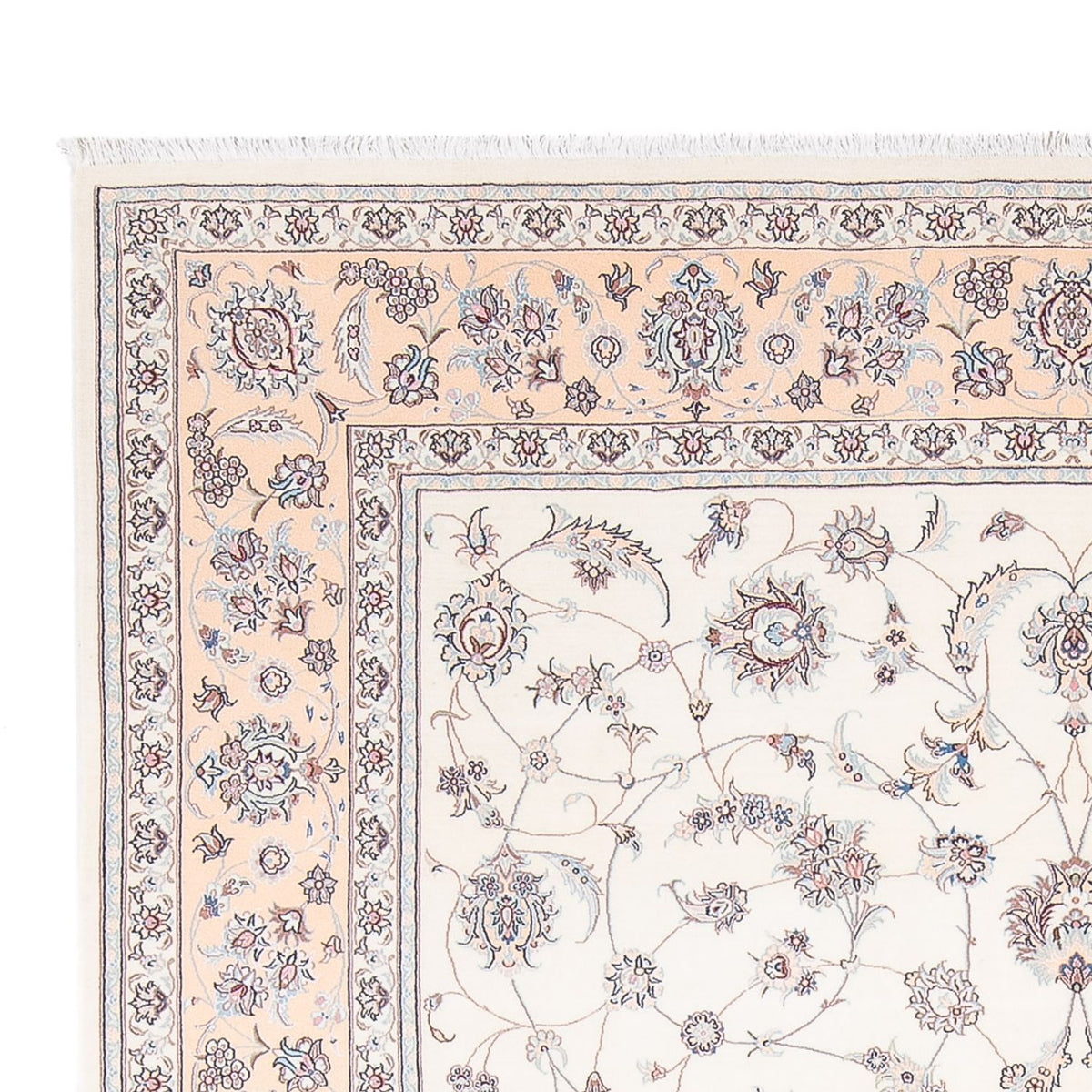 Dywan perski - Nain - Premium - 314 x 201 cm - kremowy