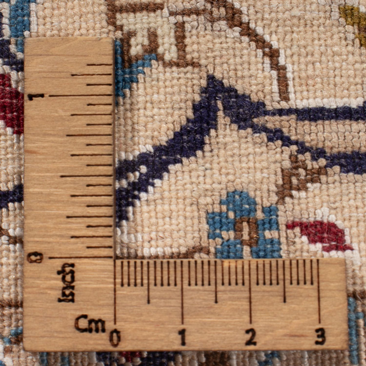 Dywan perski - Nain - Premium - 203 x 127 cm - jasny beż