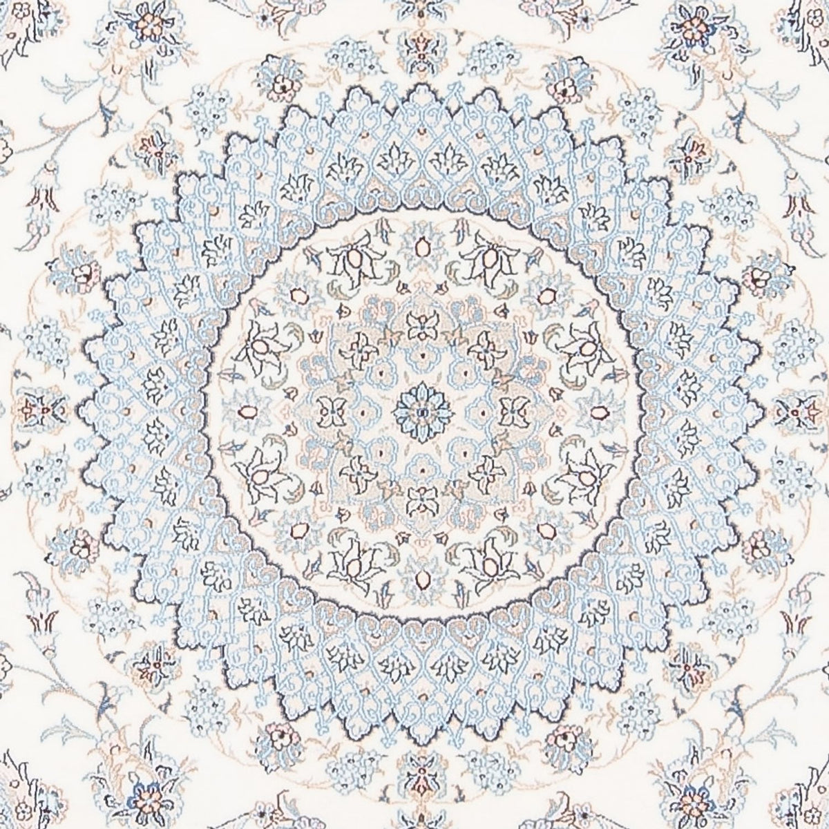 Dywan perski - Nain - Premium - 238 x 170 cm - jasnoniebieski