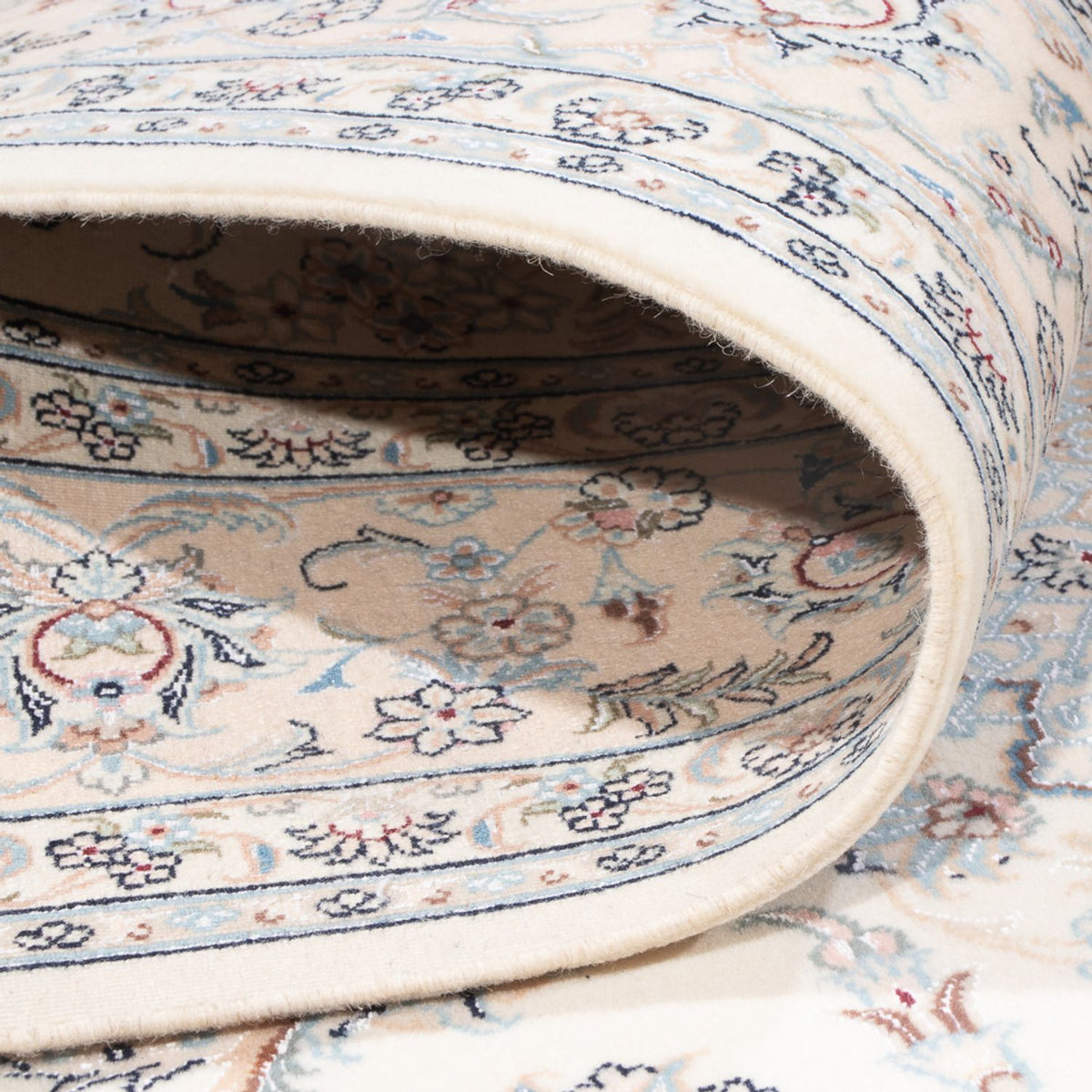 Dywan perski - Nain - Premium - 238 x 170 cm - jasnoniebieski