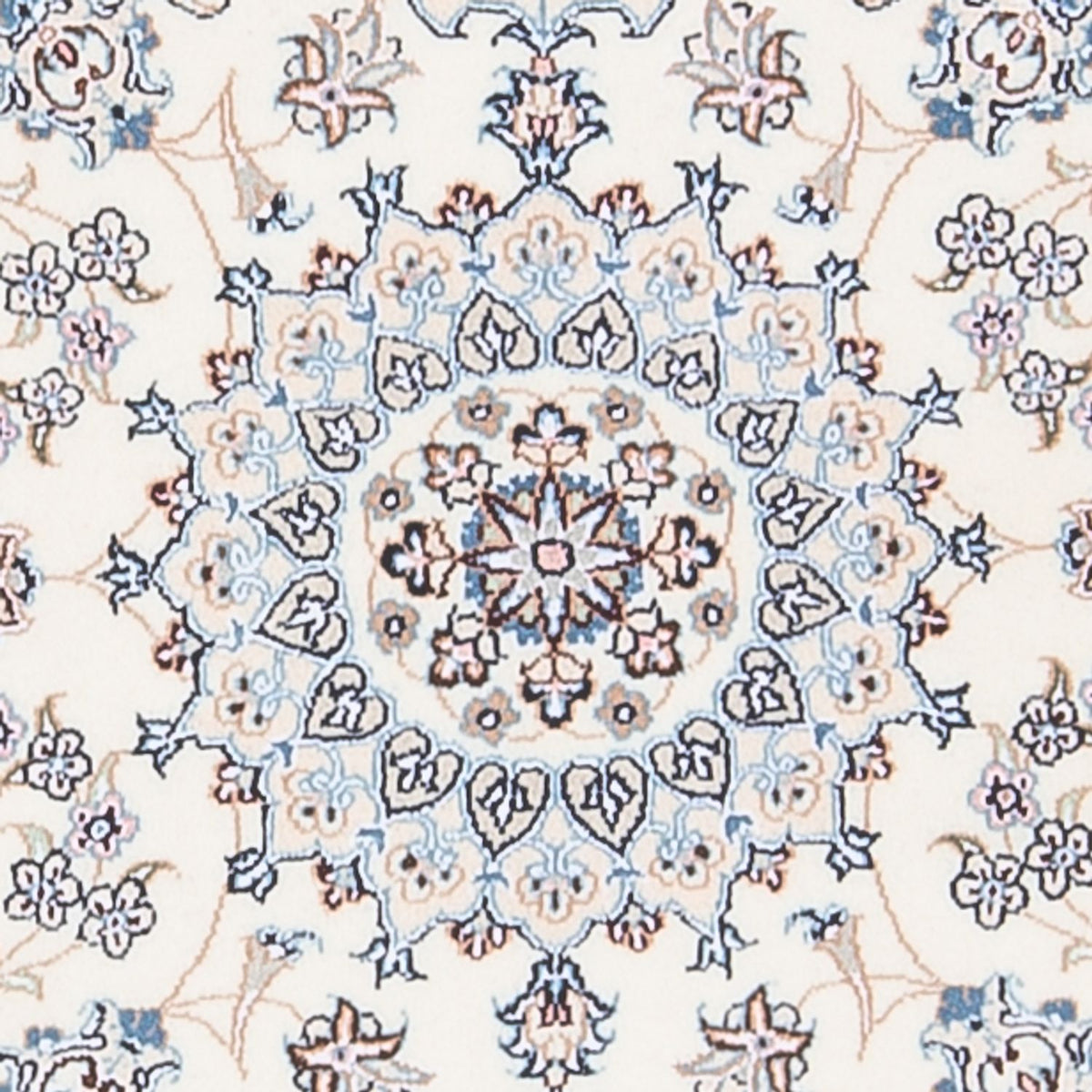 Dywan perski - Nain - Premium - 133 x 81 cm - kremowy