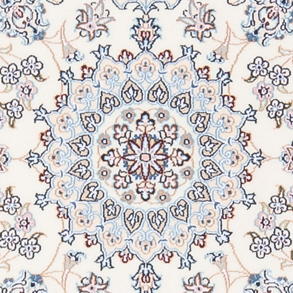 Dywan perski - Nain - Premium - 132 x 80 cm - kremowy