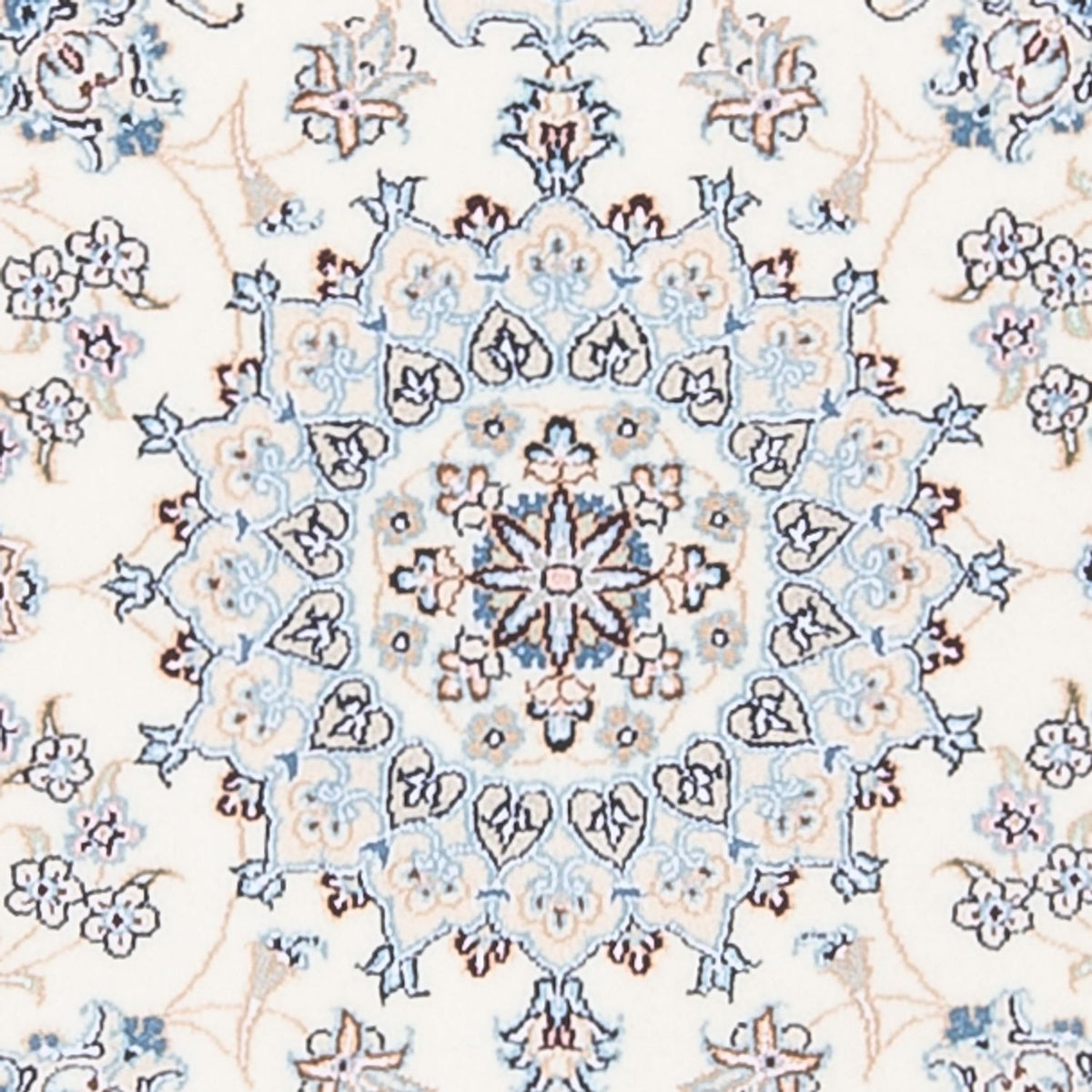 Dywan perski - Nain - Premium - 132 x 81 cm - kremowy