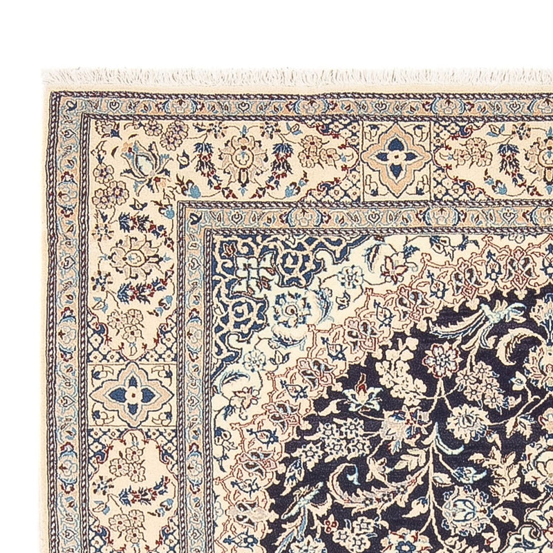 Dywan perski - Nain - Premium - 195 x 130 cm - ciemnoniebieski