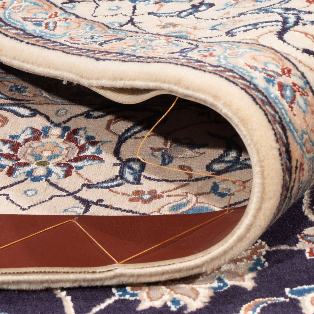 Dywan perski - Nain - Premium - 200 x 130 cm - ciemnoniebieski