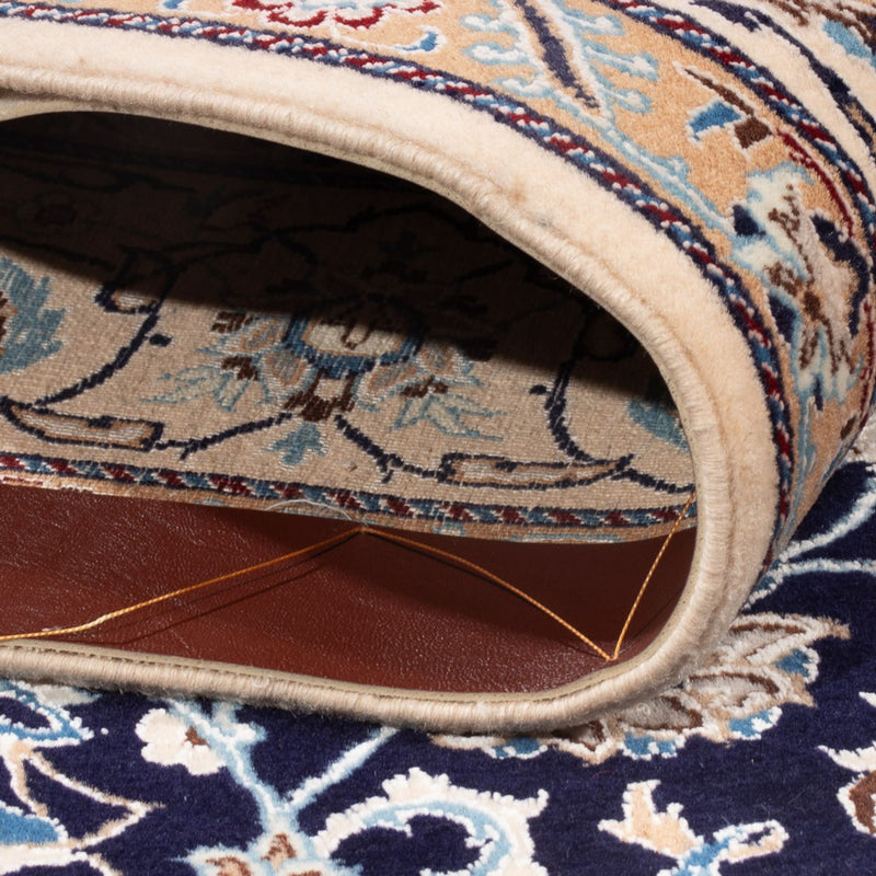 Dywan perski - Nain - Premium - 198 x 130 cm - ciemnoniebieski