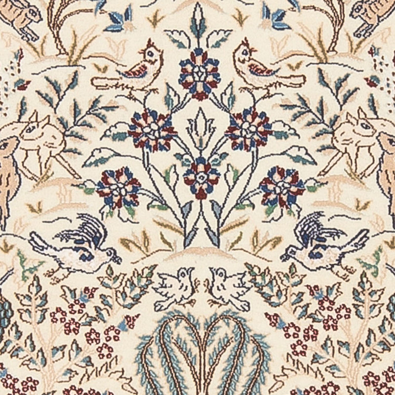 Dywan perski - Nain - Premium - 140 x 100 cm - kremowy