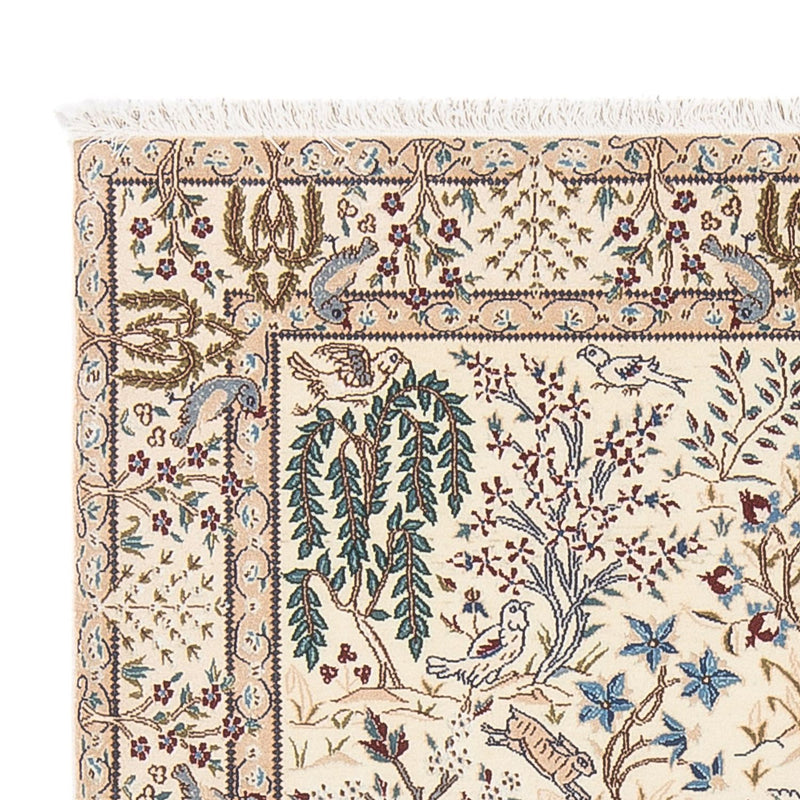 Dywan perski - Nain - Premium - 140 x 100 cm - kremowy