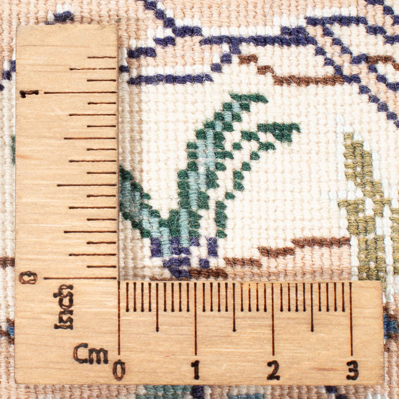 Dywan perski - Nain - Premium - 140 x 100 cm - kremowy