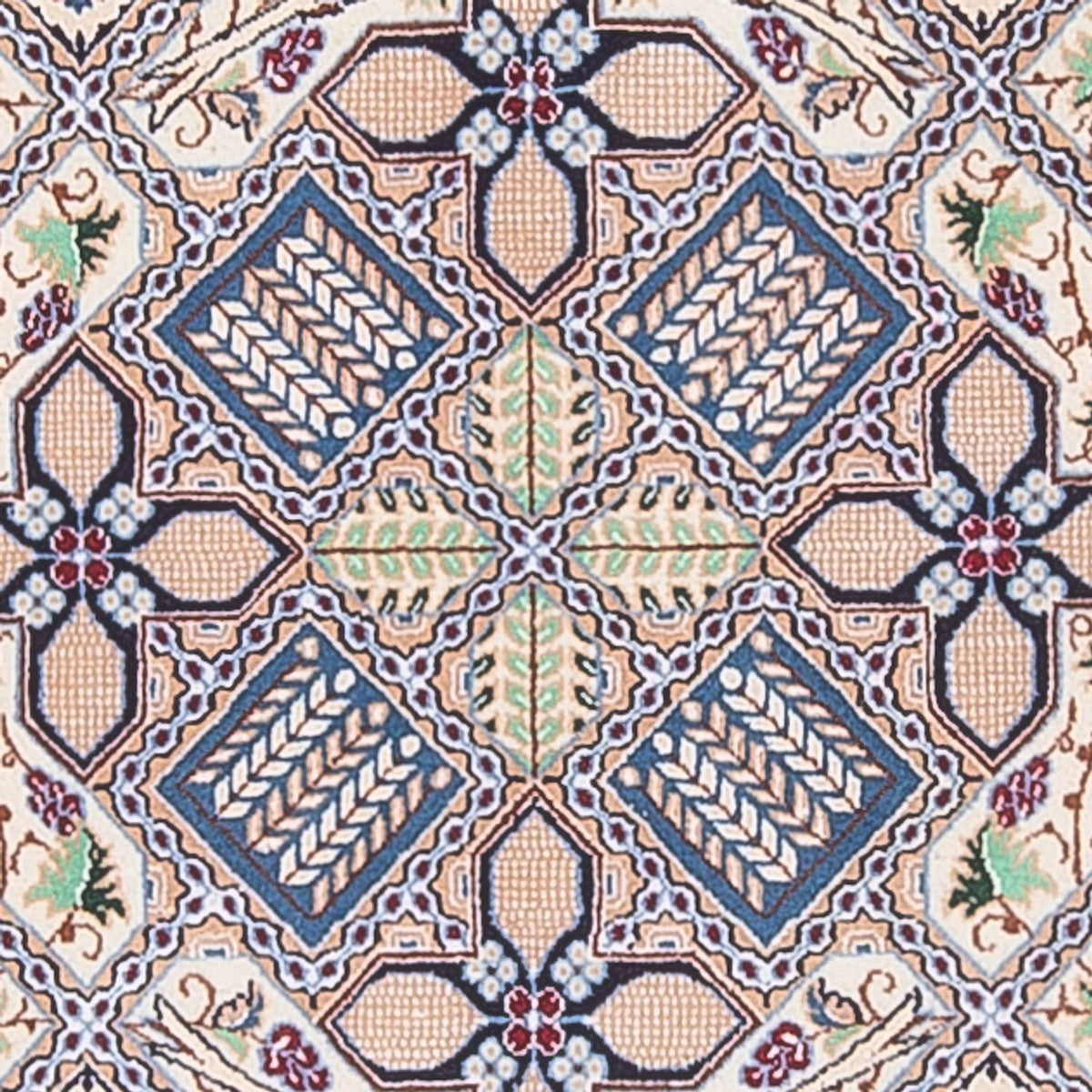 Dywan perski - Nain - Premium - 130 x 87 cm - kremowy