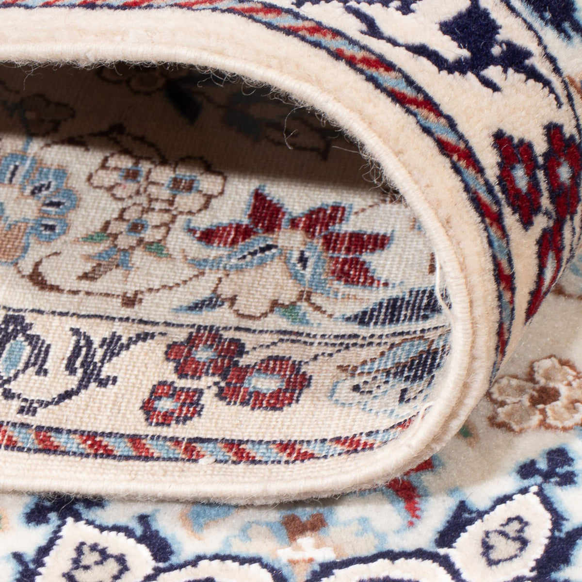 Biegacz Dywan perski - Nain - Premium - 140 x 48 cm - kremowy