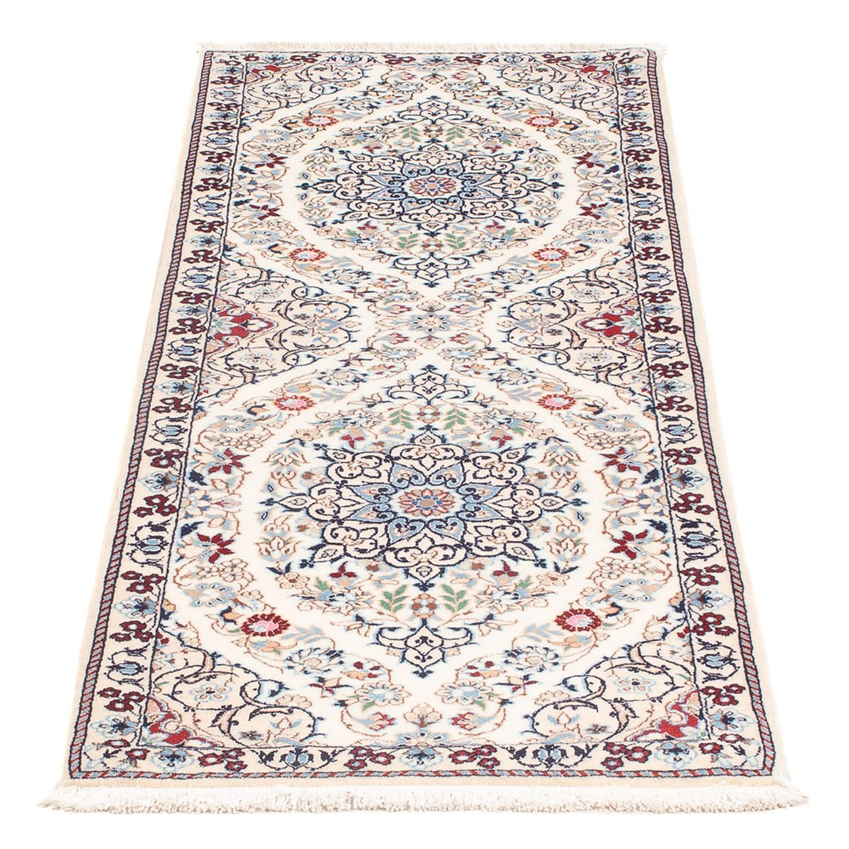 Biegacz Dywan perski - Nain - Premium - 140 x 48 cm - kremowy