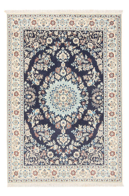 Dywan perski - Nain - Premium - 150 x 102 cm - ciemnoniebieski