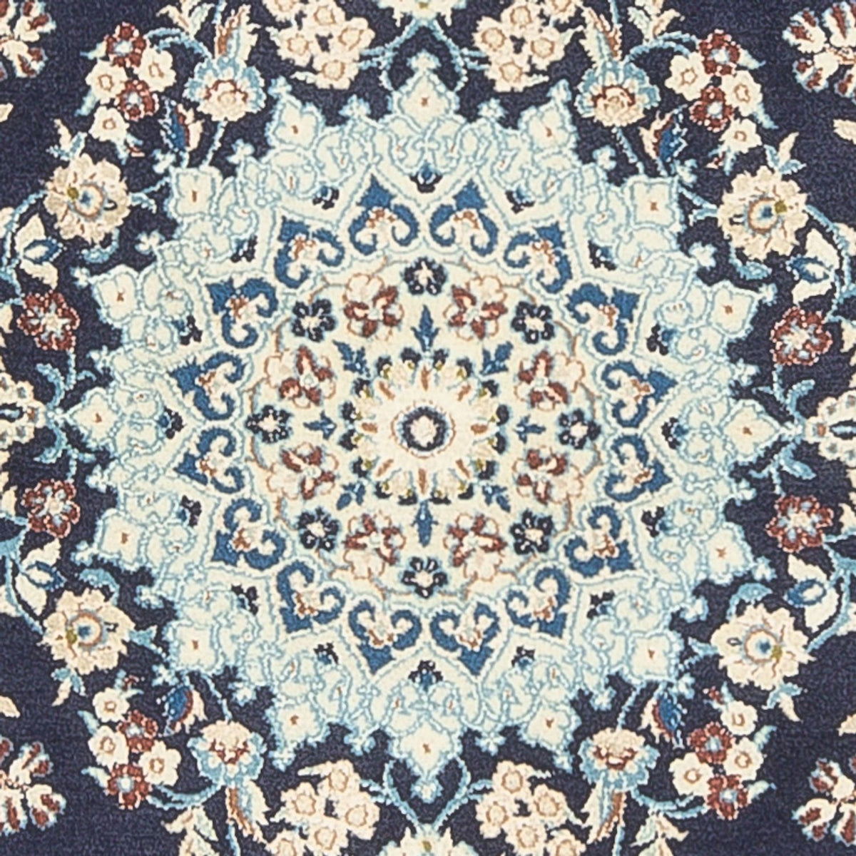 Dywan perski - Nain - Premium - 150 x 102 cm - ciemnoniebieski