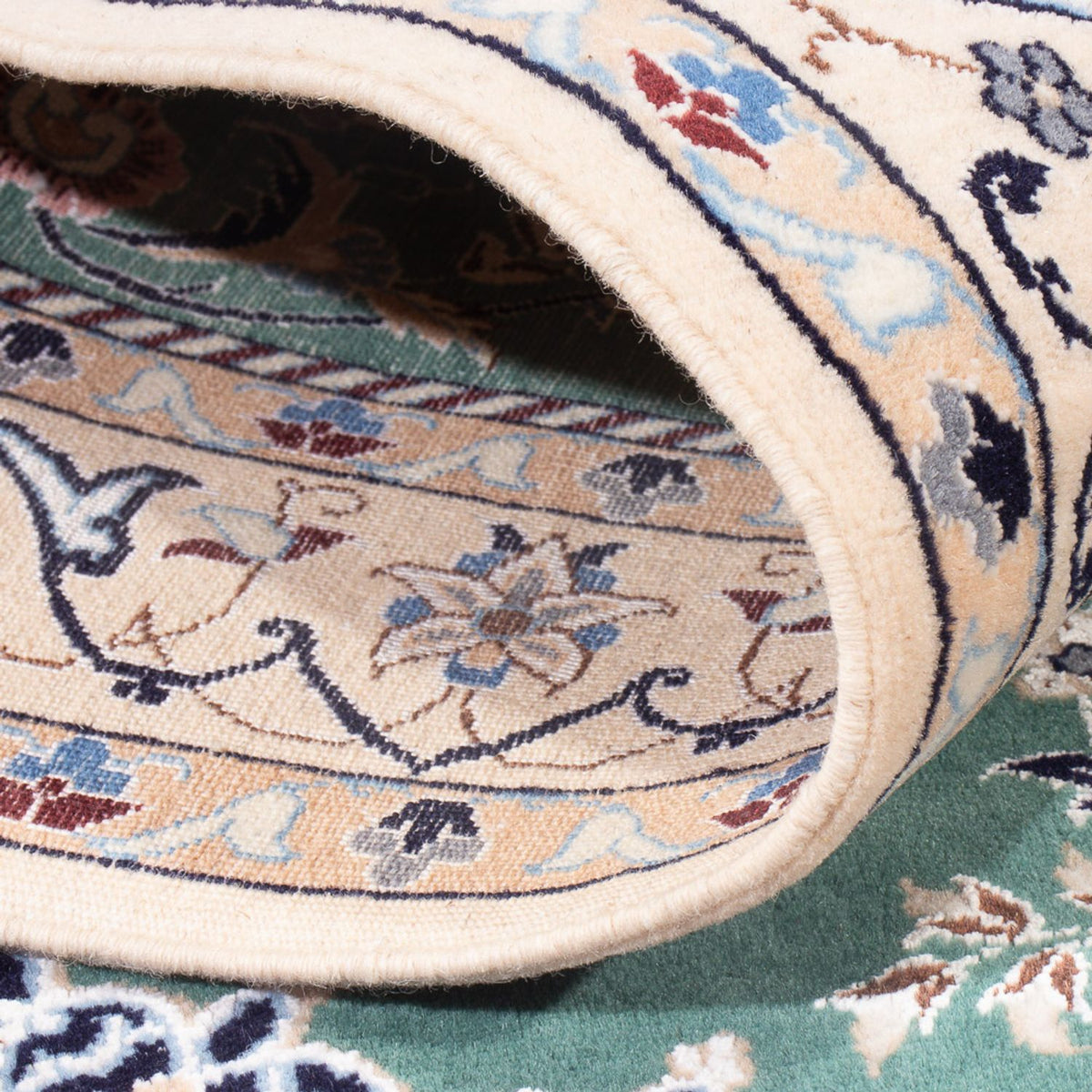 Dywan perski - Nain - Premium - 153 x 100 cm - zielona