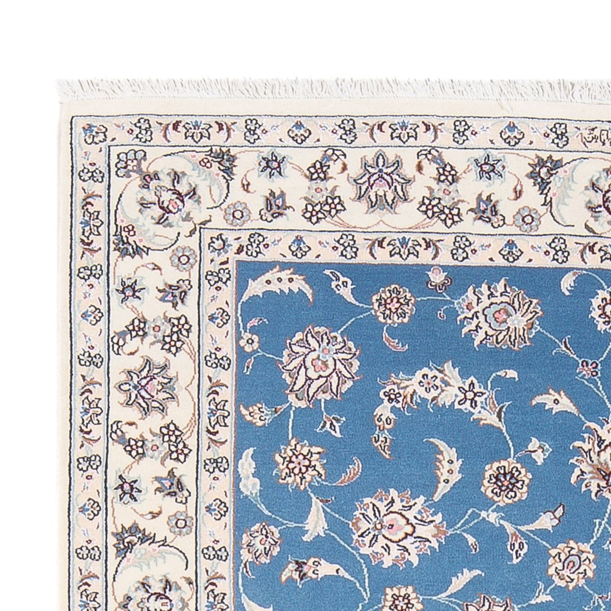 Dywan perski - Nain - Premium - 150 x 103 cm - niebieski