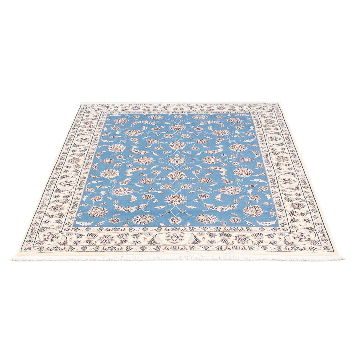 Dywan perski - Nain - Premium - 150 x 103 cm - niebieski