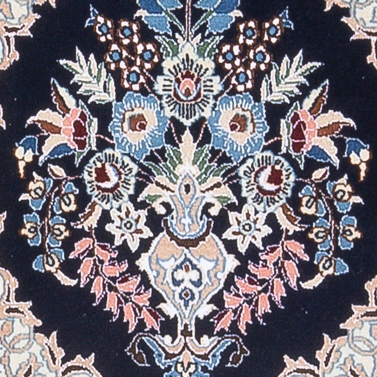 Biegacz Dywan perski - Nain - Premium - 202 x 46 cm - ciemnoniebieski