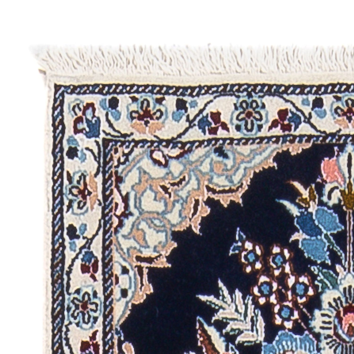 Biegacz Dywan perski - Nain - Premium - 202 x 46 cm - ciemnoniebieski