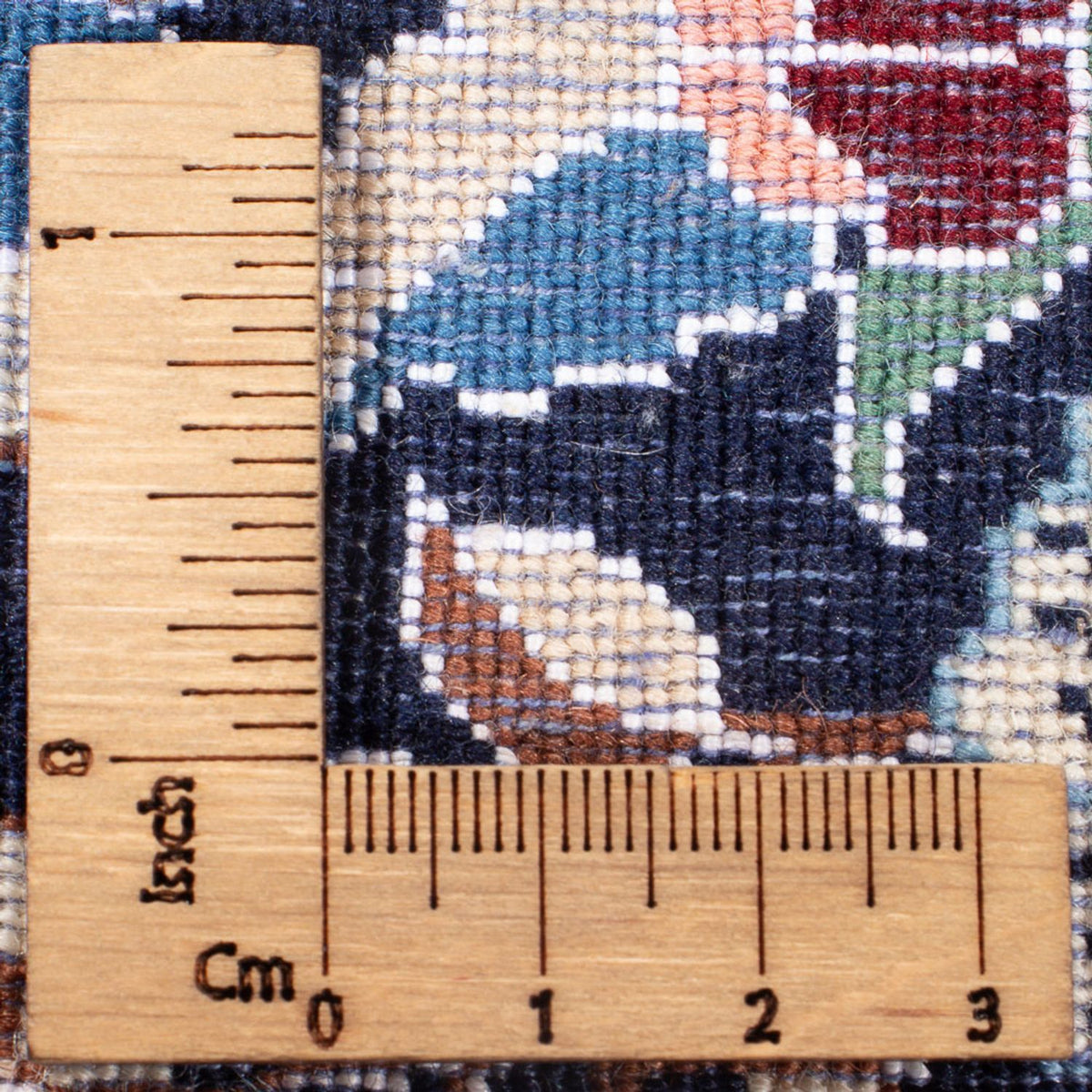 Biegacz Dywan perski - Nain - Premium - 202 x 46 cm - ciemnoniebieski