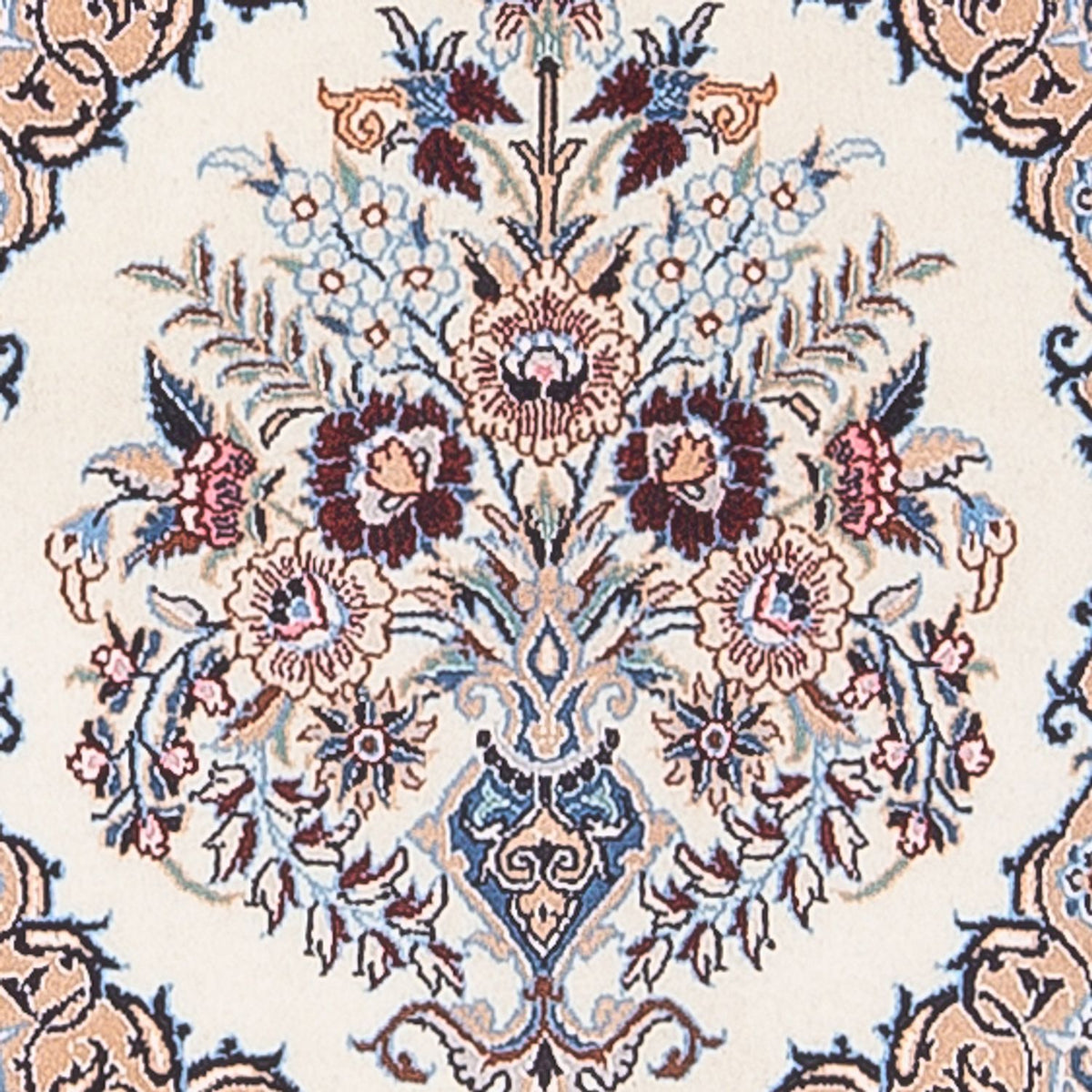 Biegacz Dywan perski - Nain - Premium - 203 x 48 cm - kremowy