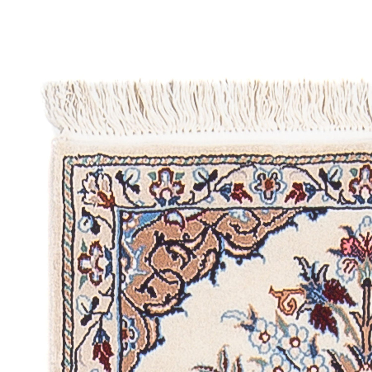 Biegacz Dywan perski - Nain - Premium - 203 x 48 cm - kremowy