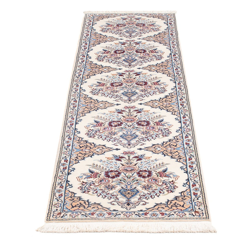 Biegacz Dywan perski - Nain - Premium - 203 x 48 cm - kremowy