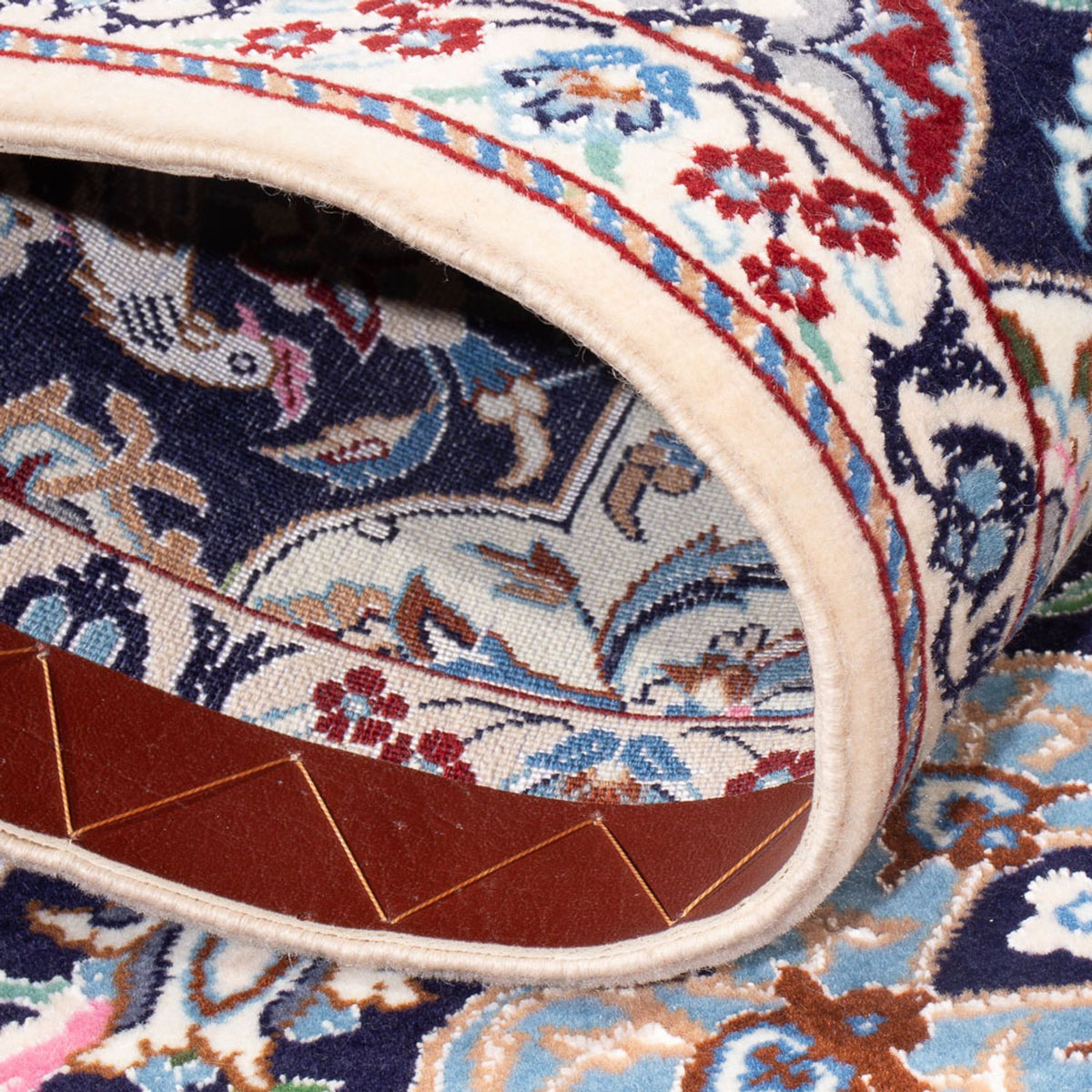 Biegacz Dywan perski - Nain - Premium - 220 x 52 cm - ciemnoniebieski