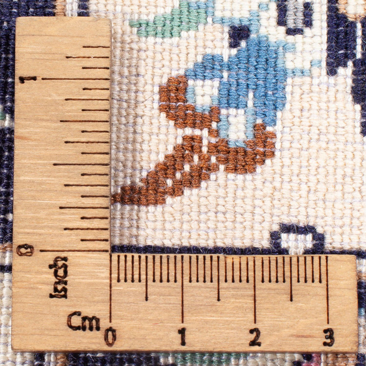 Biegacz Dywan perski - Nain - Premium - 220 x 52 cm - ciemnoniebieski