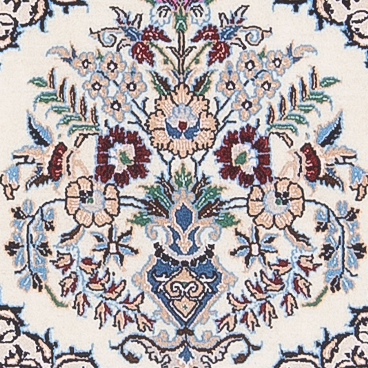 Biegacz Dywan perski - Nain - Premium - 194 x 48 cm - kremowy