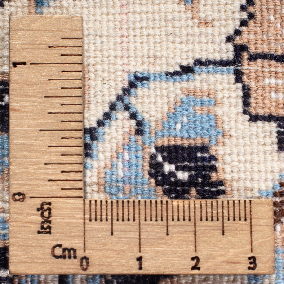 Biegacz Dywan perski - Nain - Premium - 194 x 48 cm - kremowy