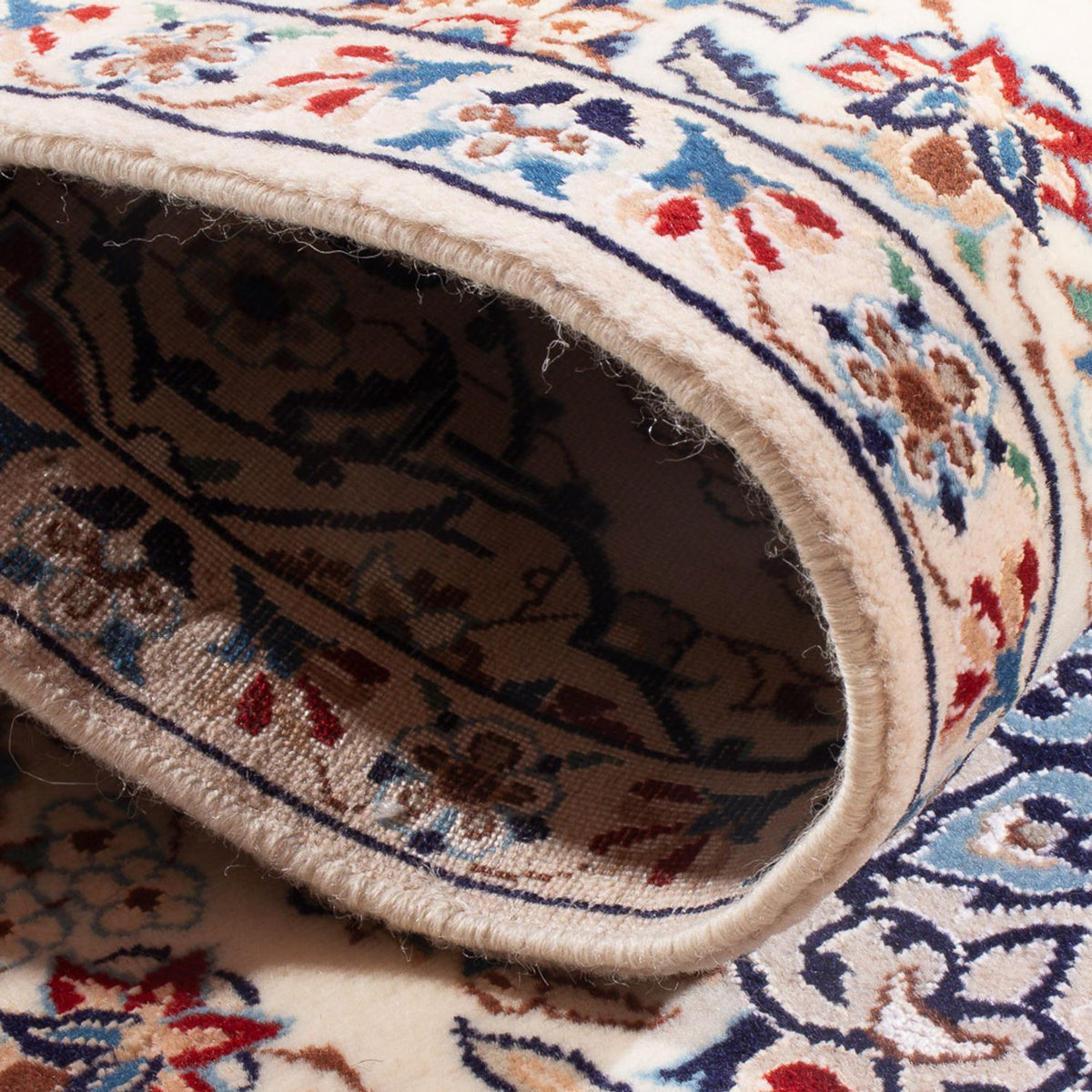 Biegacz Dywan perski - Nain - Premium - 153 x 46 cm - kremowy