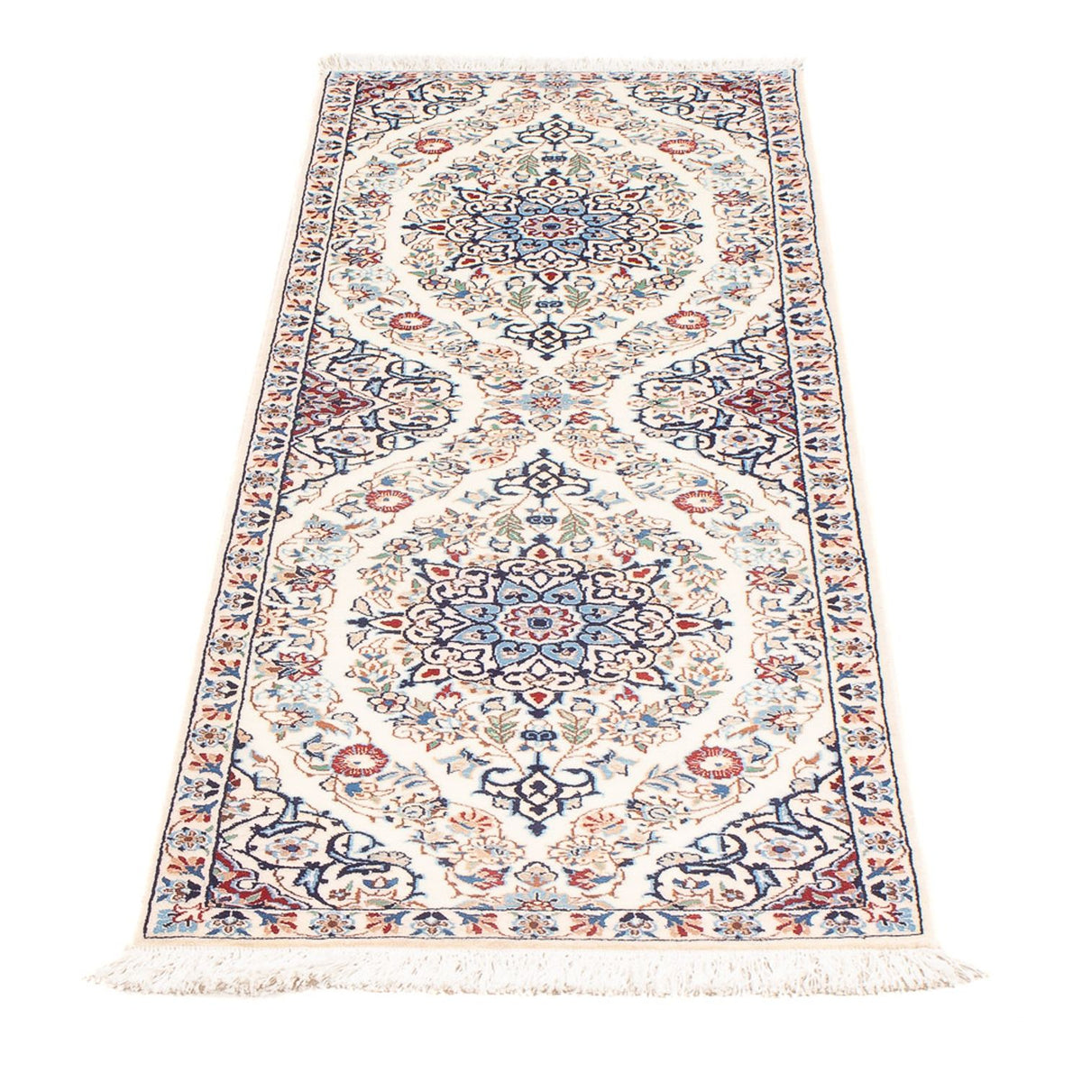 Biegacz Dywan perski - Nain - Premium - 153 x 46 cm - kremowy