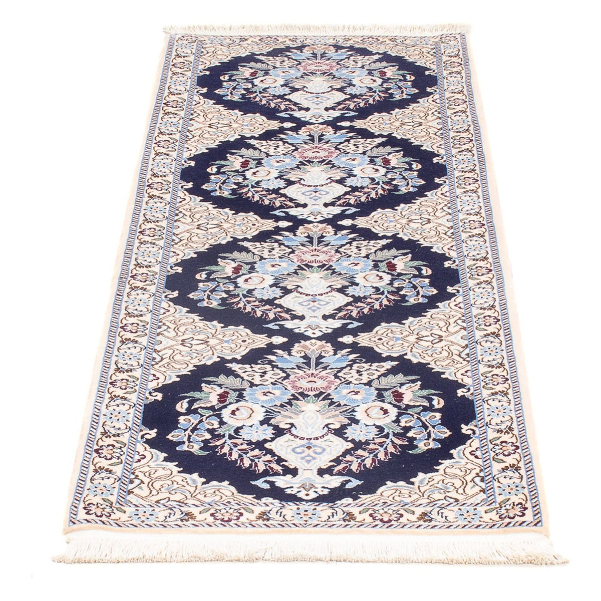 Biegacz Dywan perski - Nain - Premium - 156 x 50 cm - ciemnoniebieski