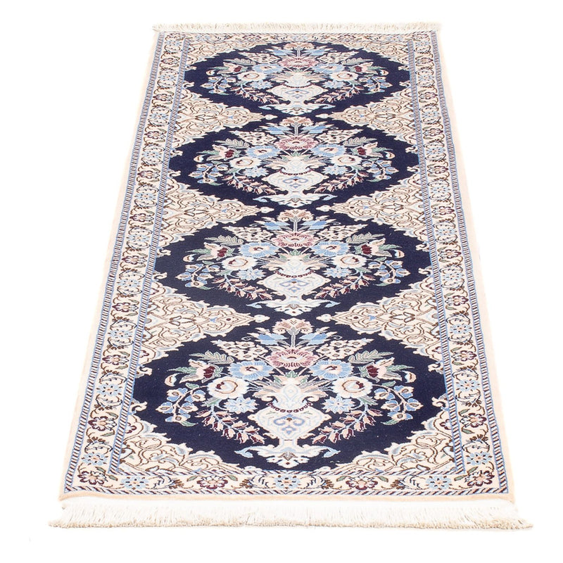 Biegacz Dywan perski - Nain - Premium - 156 x 50 cm - ciemnoniebieski