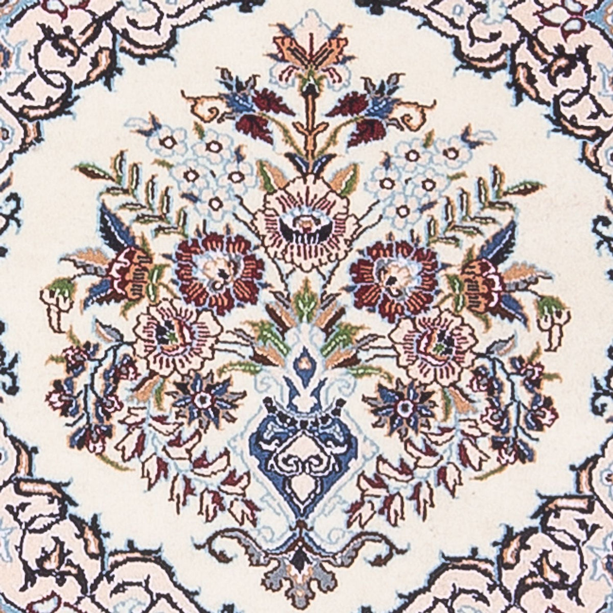 Biegacz Dywan perski - Nain - Premium - 196 x 52 cm - kremowy