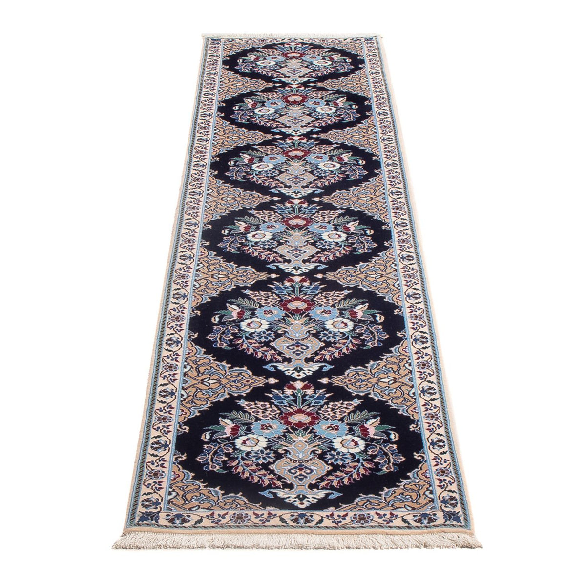 Biegacz Dywan perski - Nain - Premium - 230 x 47 cm - ciemnoniebieski