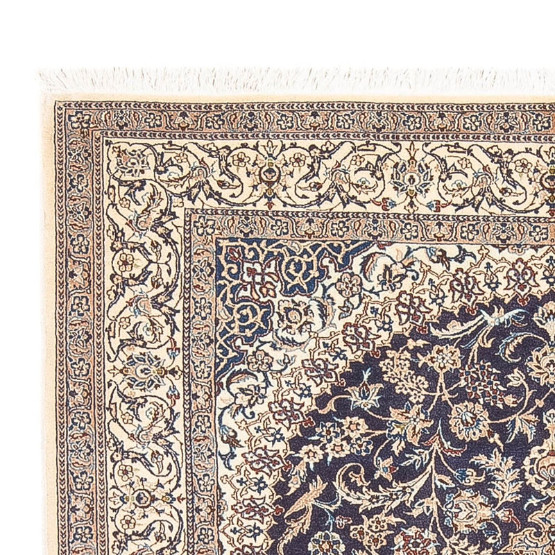 Dywan perski - Nain - Premium - 188 x 130 cm - ciemnoniebieski